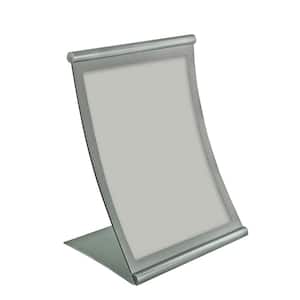 8.5 in. x 11 in. Curved Metal Counter Sign Holder