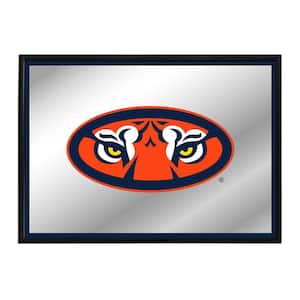 28 in. x 19 in. Auburn Tigers Tiger Eyes Framed Mirrored Decorative Sign