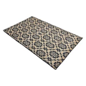Edith Transitional Jute Brown 3 ft. x 5 ft.Area Rug