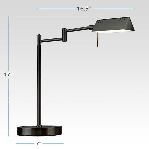 O'Bright DL05D, 17 in. Black, Pharmacy, Desk, Reading, Craft, Work