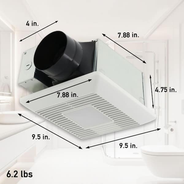 Panasonic Whisper Mighty LED Pick-A-Flow 70-90CFM Ceiling/Wall