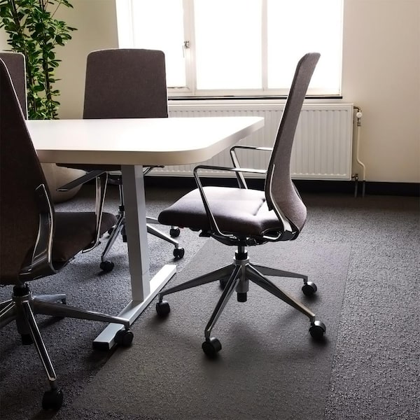 Floortex Advantagemat Vinyl Rectangular Chair Mat for Carpets up to 1/4 in. - 48 in. x 79 in.