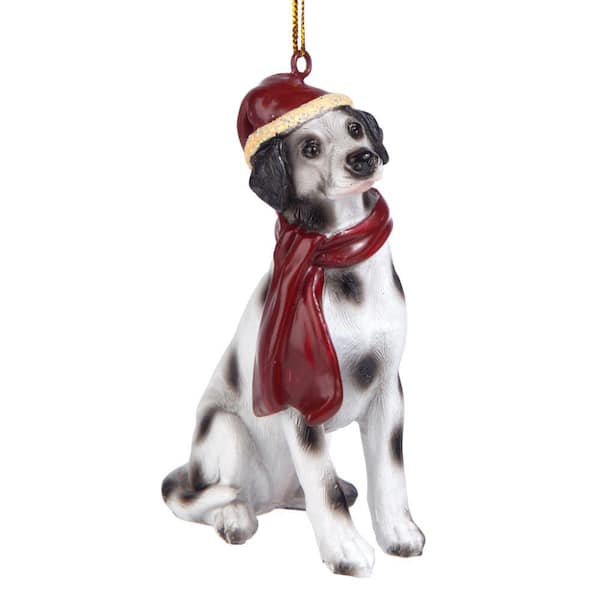 Full Color Design Toscano Christmas Xmas Dalmatian Holiday Dog Ornaments 