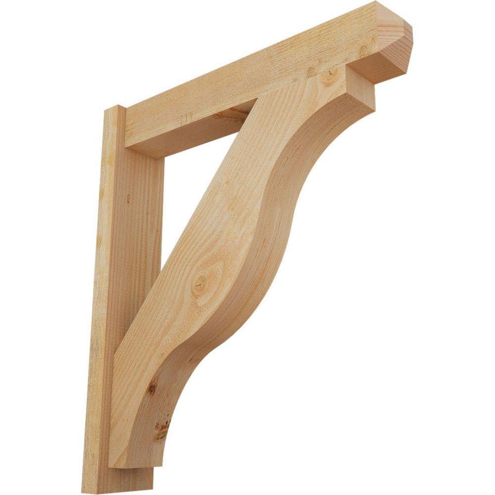 6 in. x 34 in. x 30 in. Douglas Fir Fuston Craftsman Rough Sawn Outlooker price history on PriceWatchPro