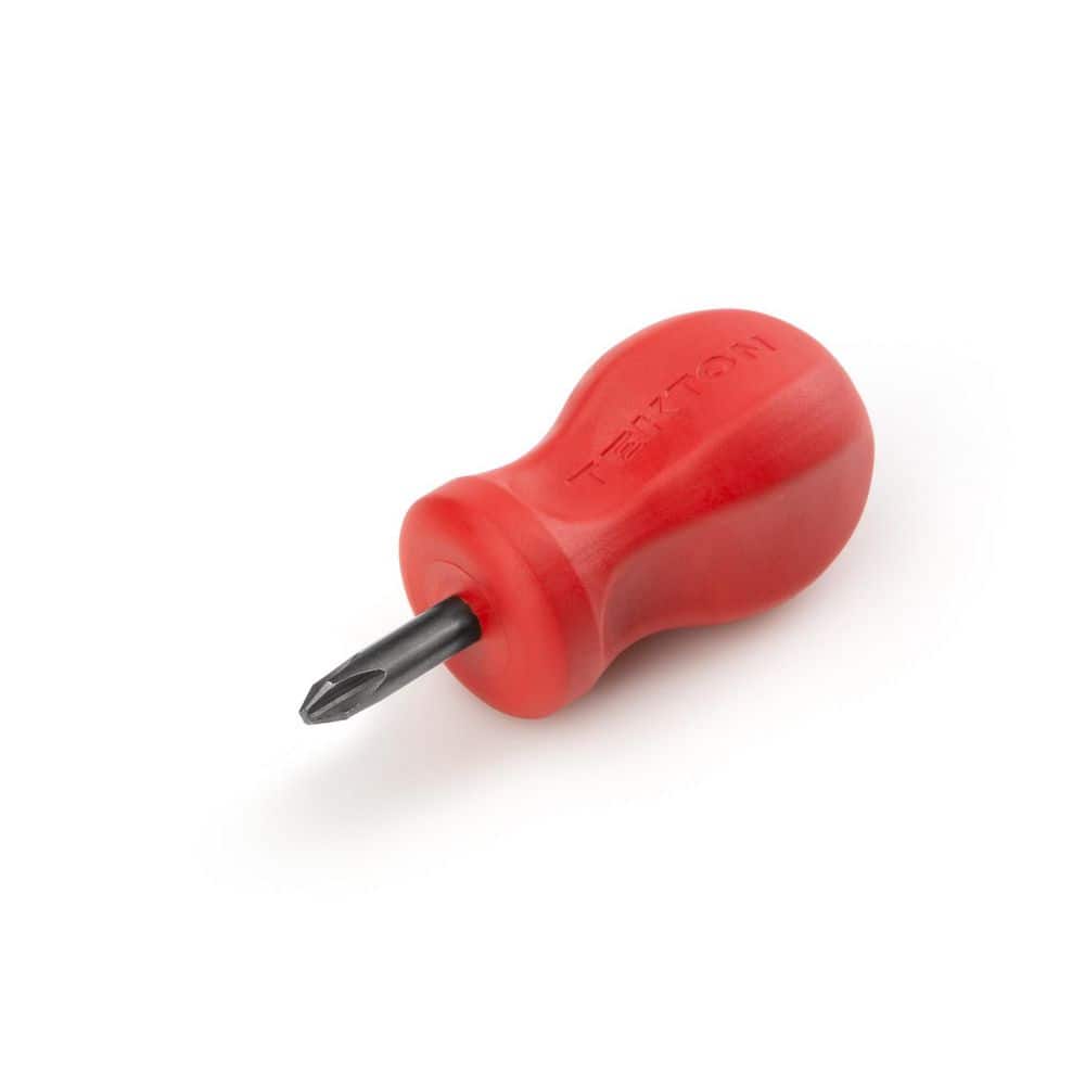 TEKTON Stubby #2 Phillips Hard Handle Screwdriver