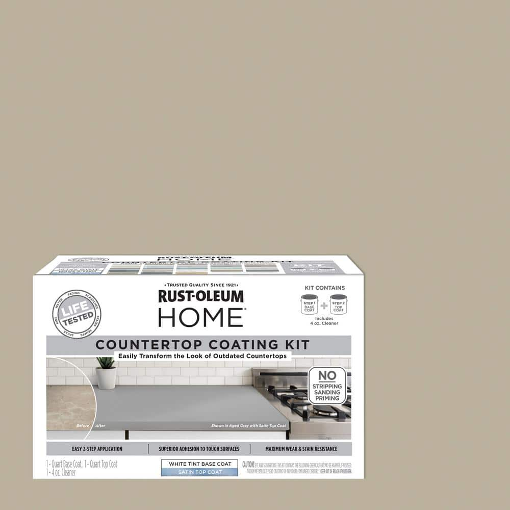 Rust-Oleum Home 1 qt. Sandstone Satin Interior Countertop Paint Kit