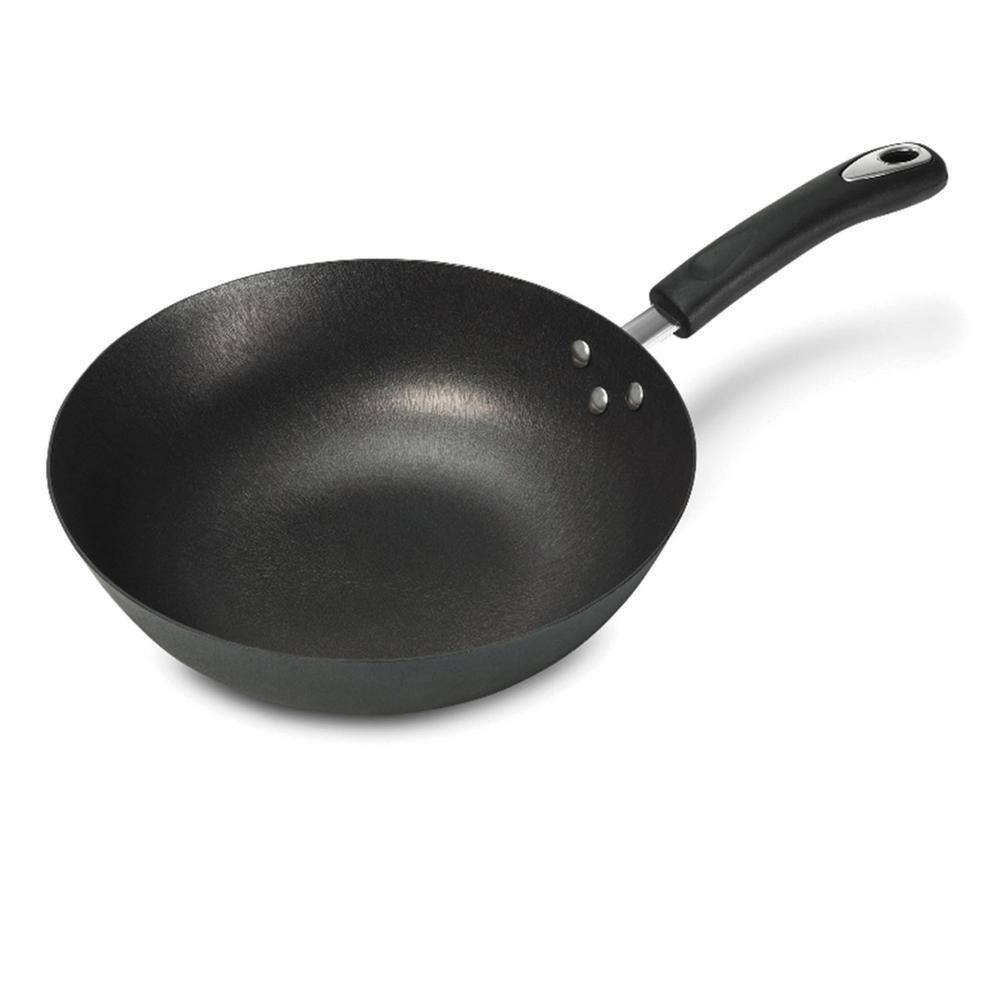 Starfrit Large 12 in. Black Cast Iron Nonstick Electric Stovetop Wok