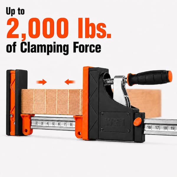WEN Parallel Clamp Set with Two 24 in. Clamps, Two 50 in. Clamps