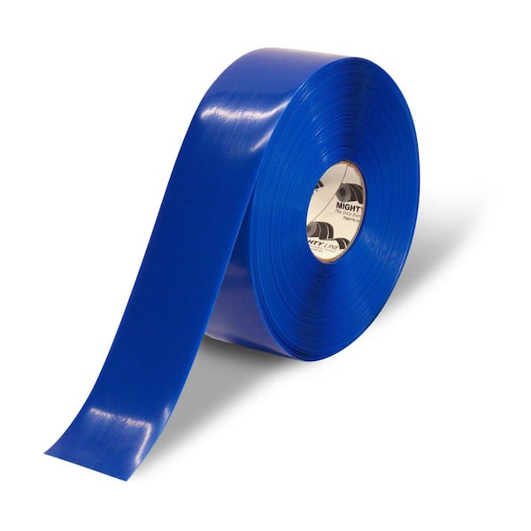 Mighty Line 3 in. Blue Heavy-Duty Floor Tape 100 ft. Roll