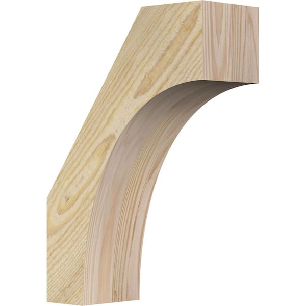 Ekena Millwork 4"W x 10"D x 14"H Westlake Rough Sawn Knee Brace, Douglas Fir