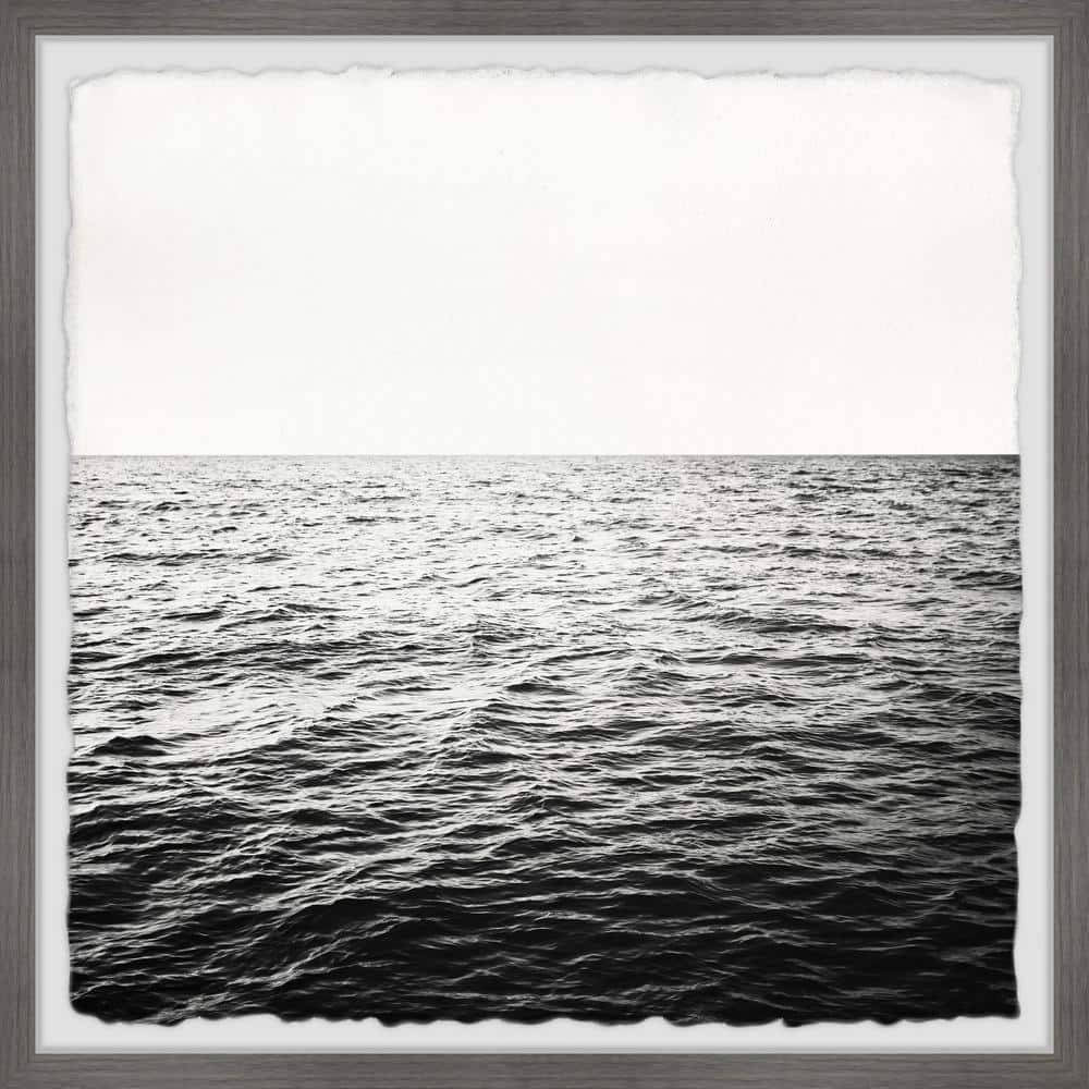 Open Ocean Expanse by Marmont Hill Framed Nature Art Print 32 in. x 32 in.