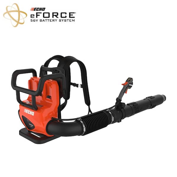 ECHO eFORCE 56-Volt 195 MPH 795 CFM Cordless Battery Powered Backpack Leaf Blower with Tube-Mounted Throttle (Tool Only)