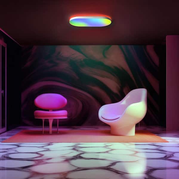 LIFX 26 in. Oval Capsule Smart White Multi-Color WiFi Selectable