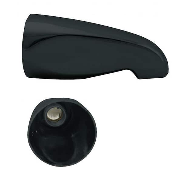 Westbrass Standard 5-1/2 in. Tub Spout, Matte Black