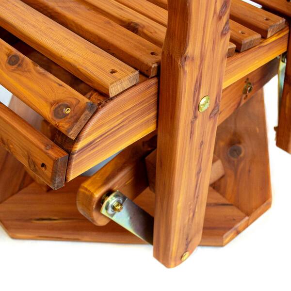 Cedar Traditional English Glider From Amish Furniture