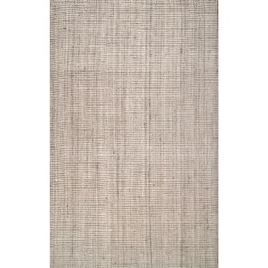 Ashli Solid Jute Off White Doormat 2 ft. x 3 ft.  Area Rug