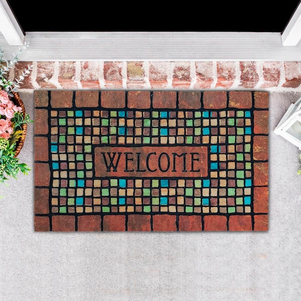 Southern Oaks Terra Cotta 18"x30" Crumb Rubber Door Mat