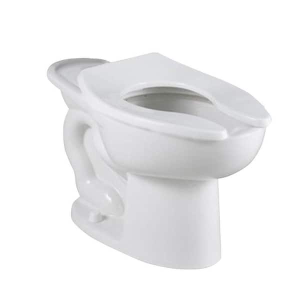 American Standard Madera FloWise 15 in. High Back Spud Elongated Flush Valve Toilet Bowl Only in White