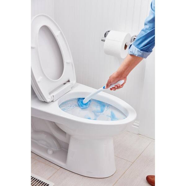 Clorox ToiletWand Disinfecting Disposable Toilet Cleaning System Storage  Caddy and 6 Disinfecting Refill Heads 4460003191 - The Home Depot