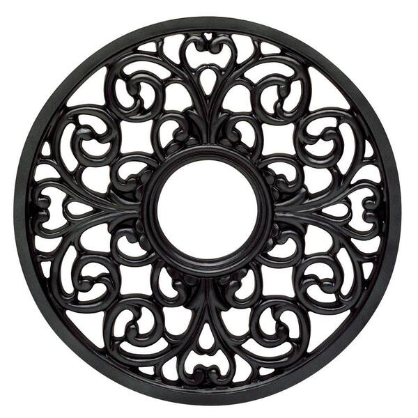 Westinghouse 16 in. Iron Finish Round Parisian Scroll Ceiling Medallion-DISCONTINUED