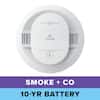 Kidde 10-Year Battery Powered Smoke and Carbon Monoxide Detector with Alarm LED Warning Lights, 30CUD10 21031514