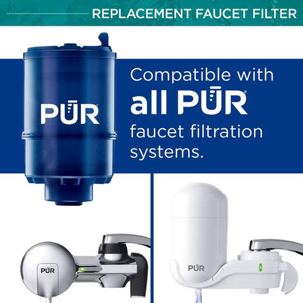PUR Maxion Replacement Water Filter For Faucets 100 gal. 