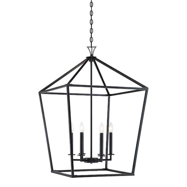 Savoy House Townsend 24 in. W x 36.5 in. H 6-Light Classic Bronze Candlestick Pendant Light