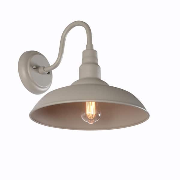 Home Decorators Collection Bell Ridge 14 in. Green Large Lantern Outdoor Wall Sconce with 1-Light