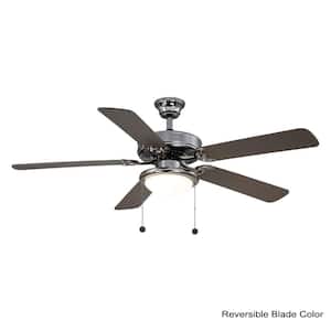 Trice 52 in. LED Gunmetal Ceiling Fan with Light Kit