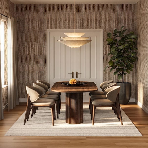 Carmeon Hamilton x Rugs Solena Bohemian Geometric Wool Ivory 5 ft. x 8 ft. Indoor Area Rug