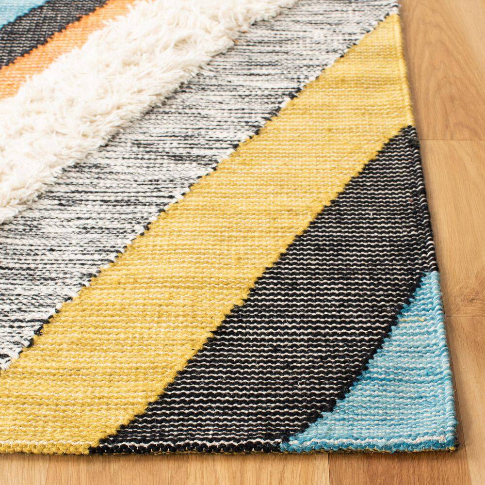 Kenya Multicolor Hand-Knotted Wool Area Rug