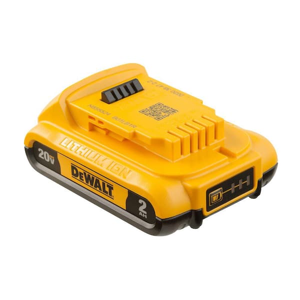 Correctie Siësta grot DEWALT 20V MAX Compact Lithium-Ion 2.0Ah Battery Pack (2 Pack) DCB203-2 -  The Home Depot