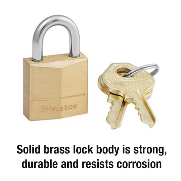 Master Lock 130d Extra Corrosion Resistance Brass Padlocks for sale online 
