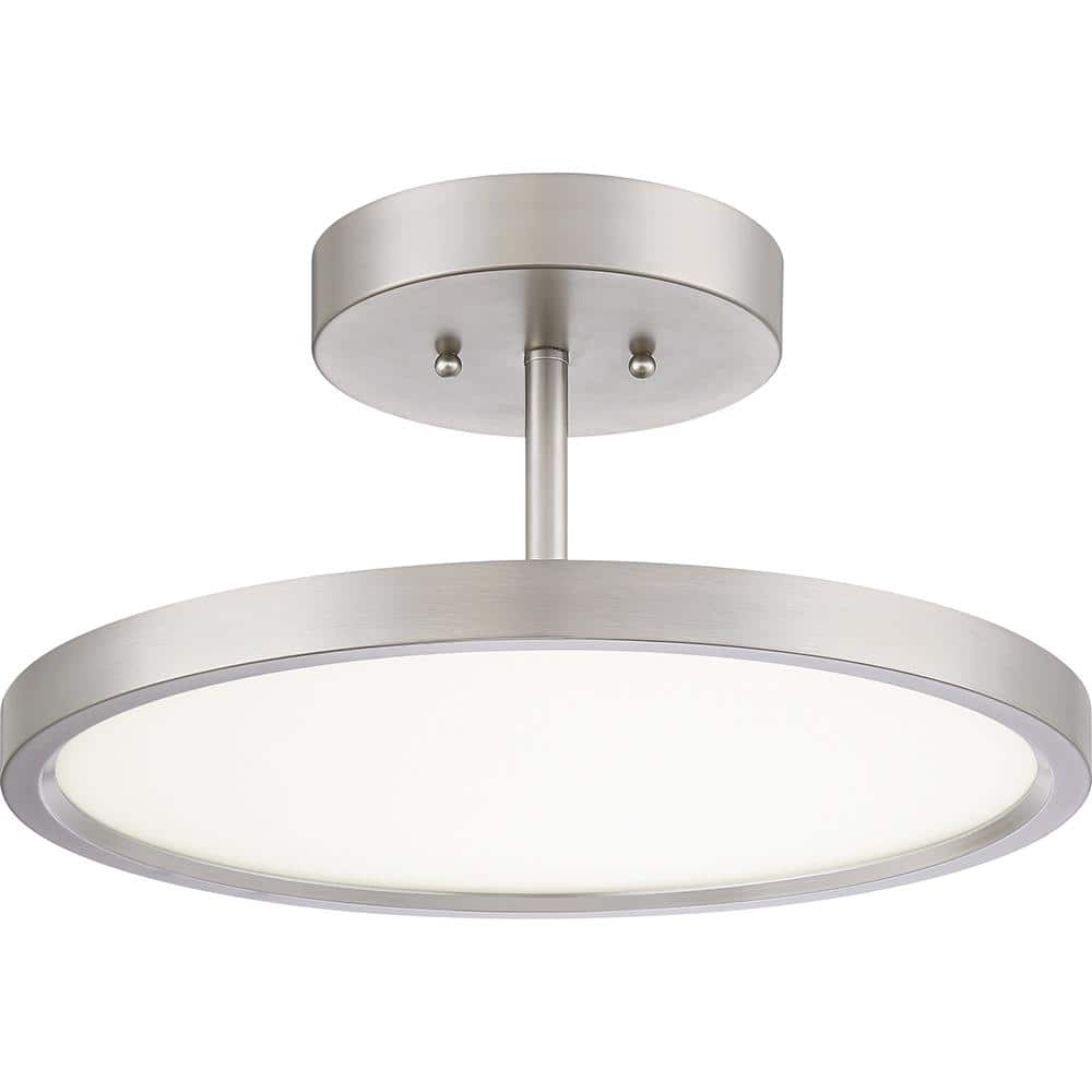 quoizel beltway 15 ceiling light in brushed nickel