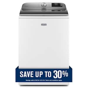 5.2 cu. ft. Smart Capable White Top Load Washing Machine with Extra Power, ENERGY STAR