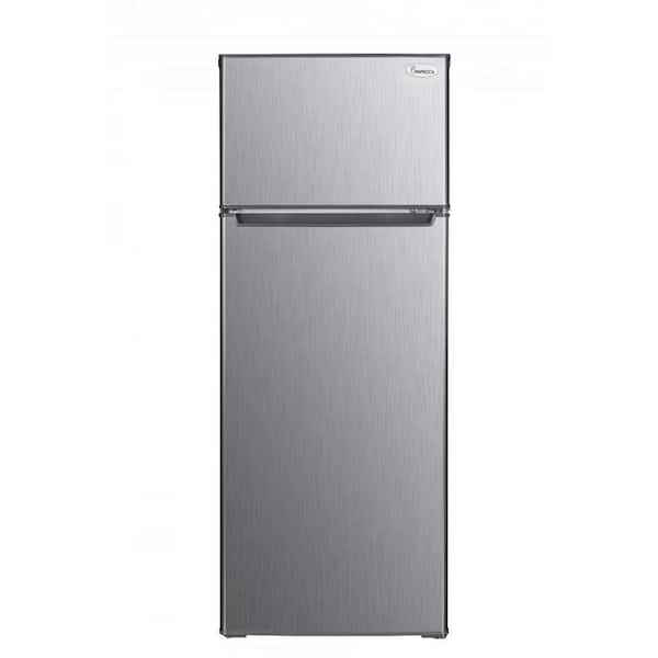 Impecca 7.4 cu. ft. Top Freezer Refrigerator in Stainless Look