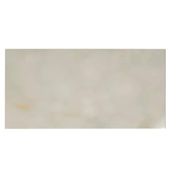 Splendor 24 in. x 48 in. Lappato Perla Porcelain Onyx Large Format Tile (15.5 sq ft/case)-2 Pack