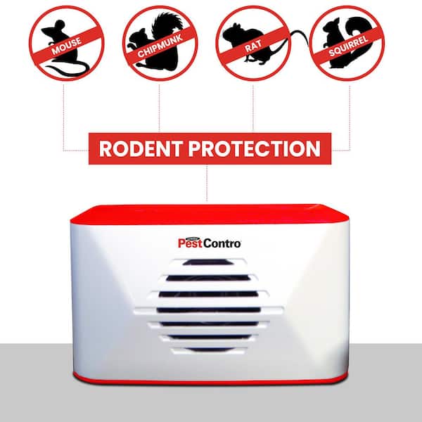 Ultrasonic Rodent Repeller, Portable, Cordless Non-Lethal, Dual Frequency