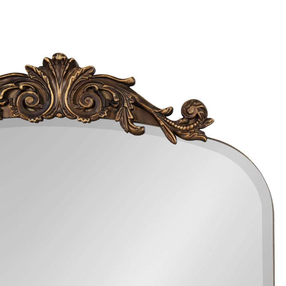 Arendahl Antique Gold Arch 20"x30" Frameless Vanity Mirror