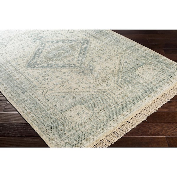 Alaia Sage Medallion 6 ft. x 9 ft. Indoor Area Rug