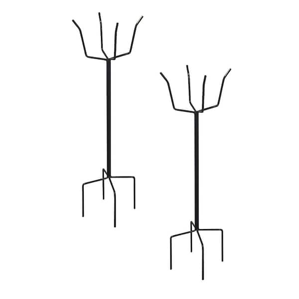 Glamos Wire 36 in. Black Heavy Duty Plant Stand (2-Pack)