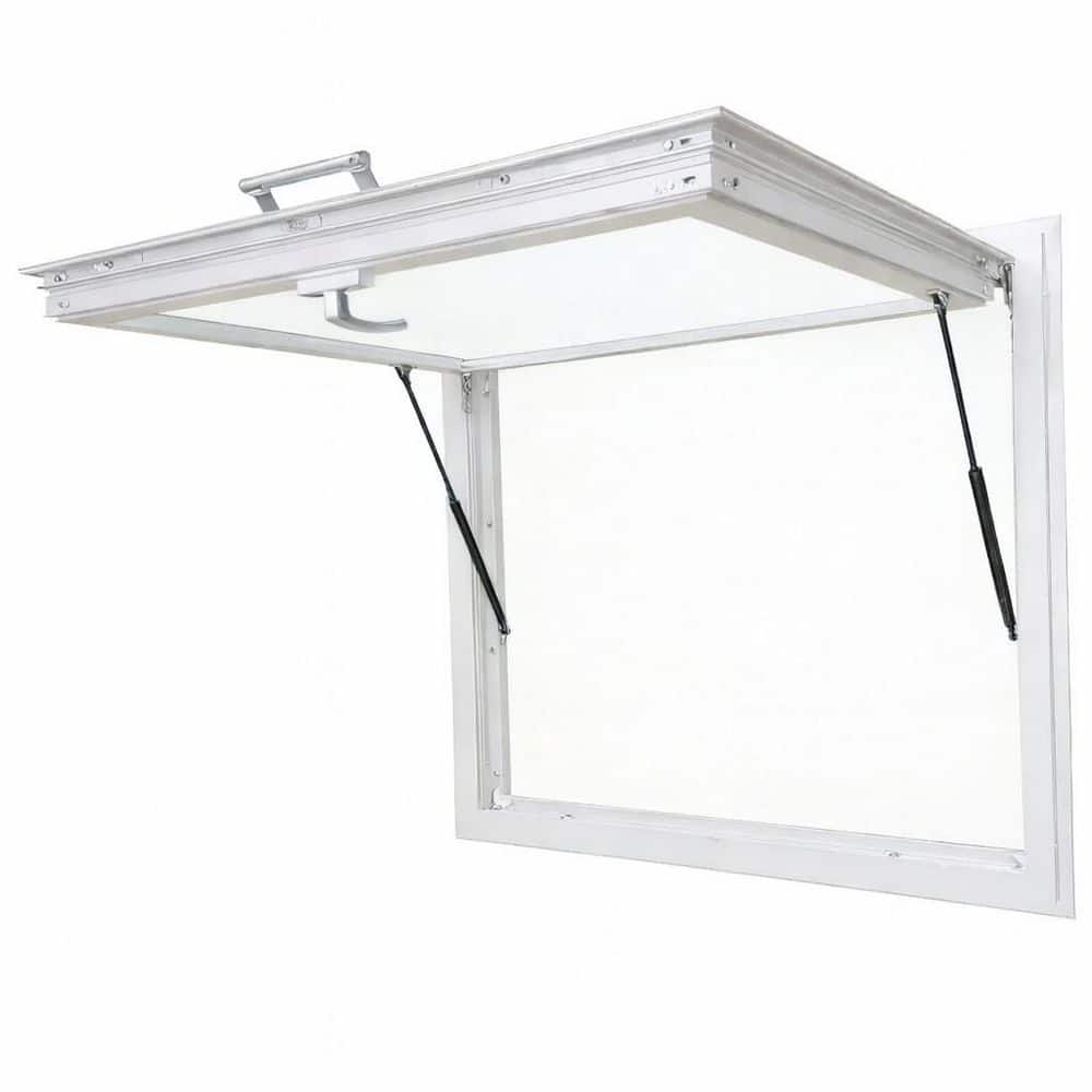 TEZA DOORS Teza 65 Series 47.5 in. x 35.5 in. White Aluminum Low-E