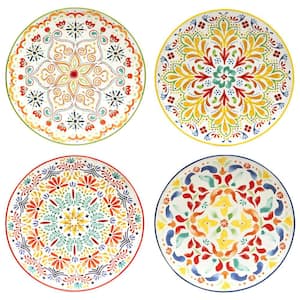 Sweet and Spicy Assorted Colors Dinner Plate (Set of 4)
