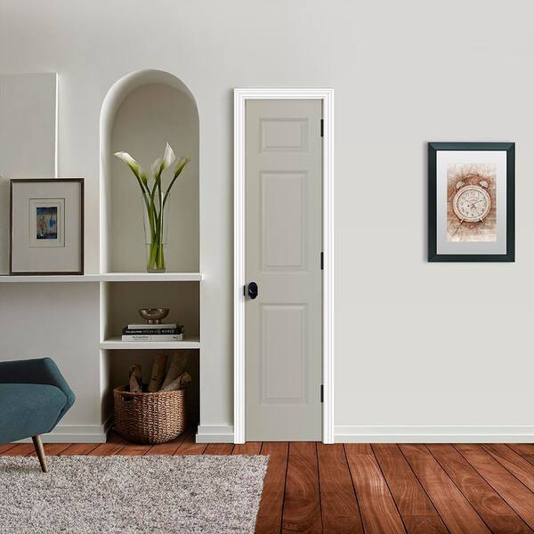 JELD-WEN 18 in. x 80 in. Colonist Vanilla Painted Left-Hand Smooth