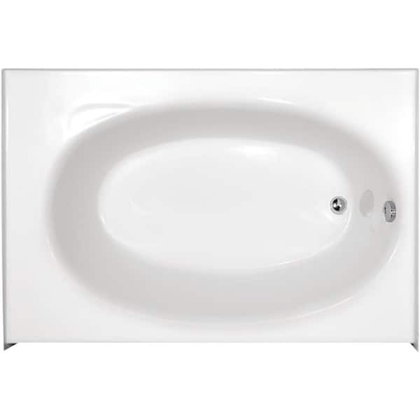 Kona 60 in. Right Drain Rectangular Alcove Bathtub in White