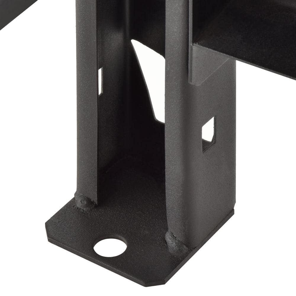 Muscle Rack 77" Black Steel Adjustable 3-Shelf Garage Shelving Unit