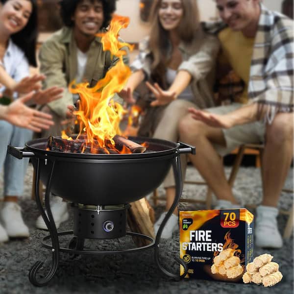 Augbeer Natural Fire Starter Kit for Fireplace Pellet Stove Wood