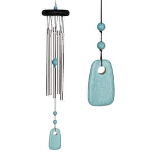 Signature Collection, Woodstock Chakra Chime, 17 in. Turquoise Wind Chime