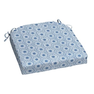 20 in x 20 in Square Outdoor Seat Cushion in Malibu Geo