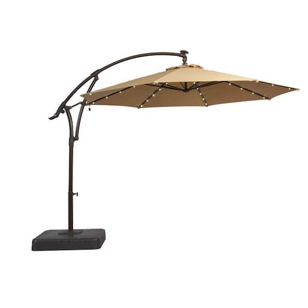 Garden Winds 11 ft. Replacement Canopy Fabric for Hampton Bay Cantilever Offset Solar Umbrella